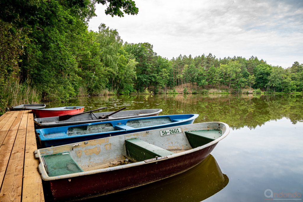 Boote am Heidesee