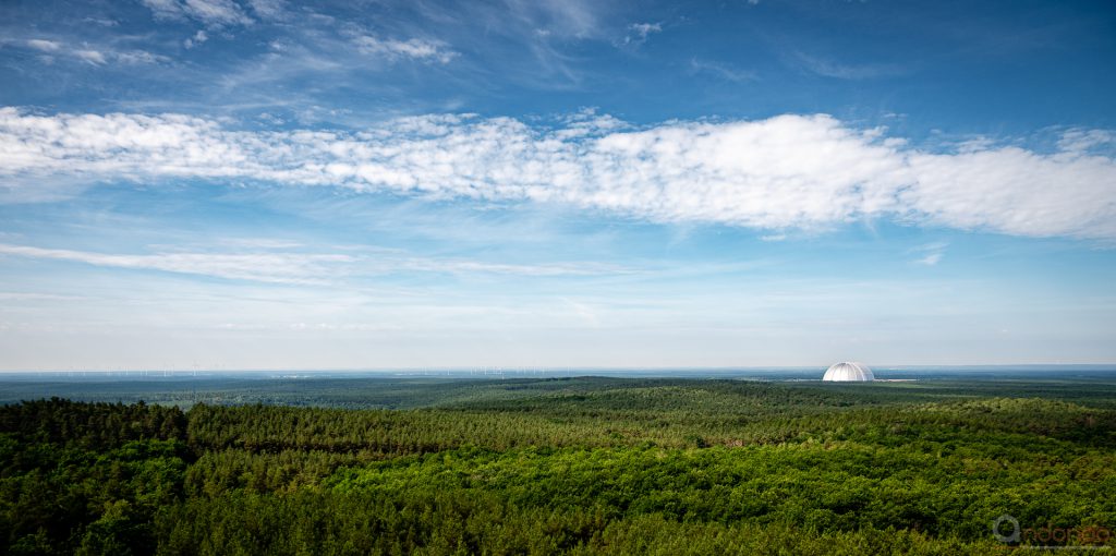 Blick vom Aussichtsturm Wehlaberg