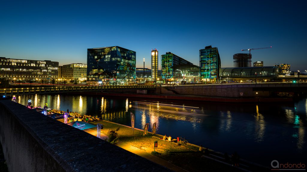 Blick auf den Hauptbahnhof