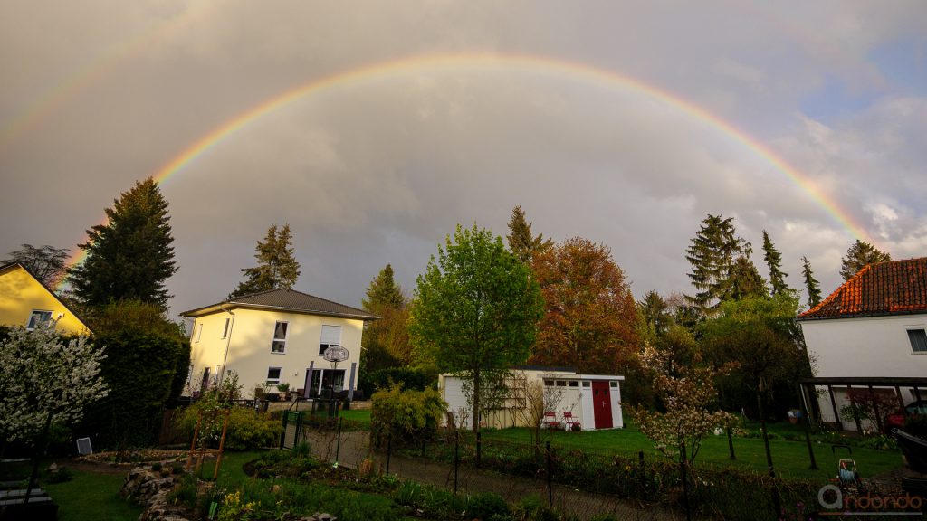 Doppelter Regenbogen