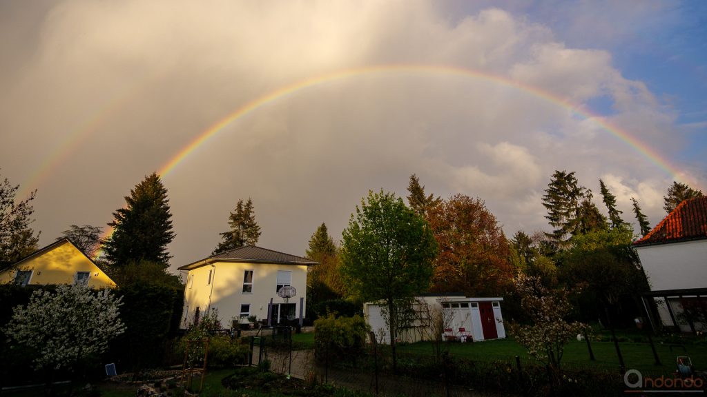 Doppelter Regenbogen