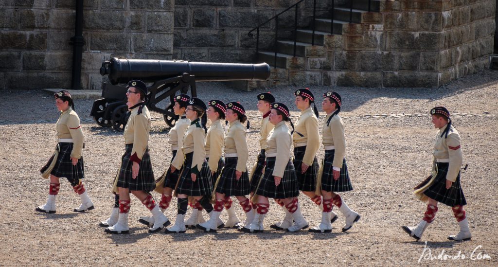 Marschieren auf den Zitadellenhof