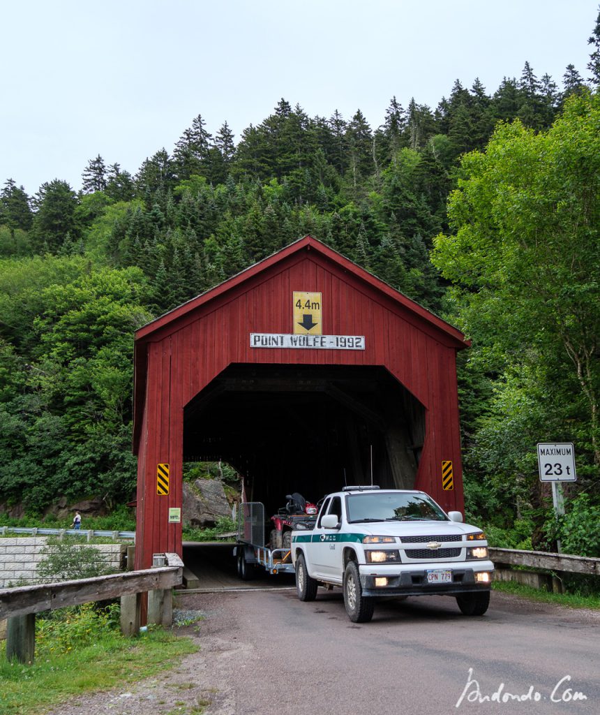 Point Wolfe mit Covered Bridge