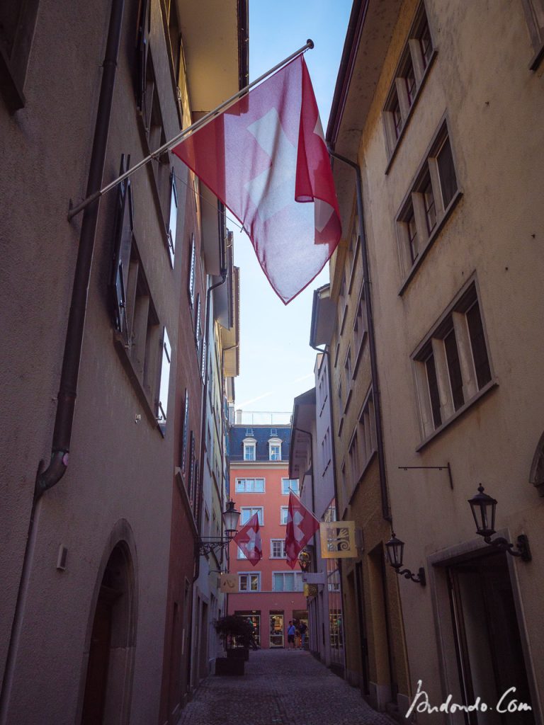 Gasse in Zürich