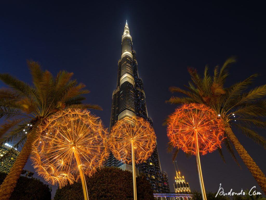 Burj Khalifa mit Blumen - 2 