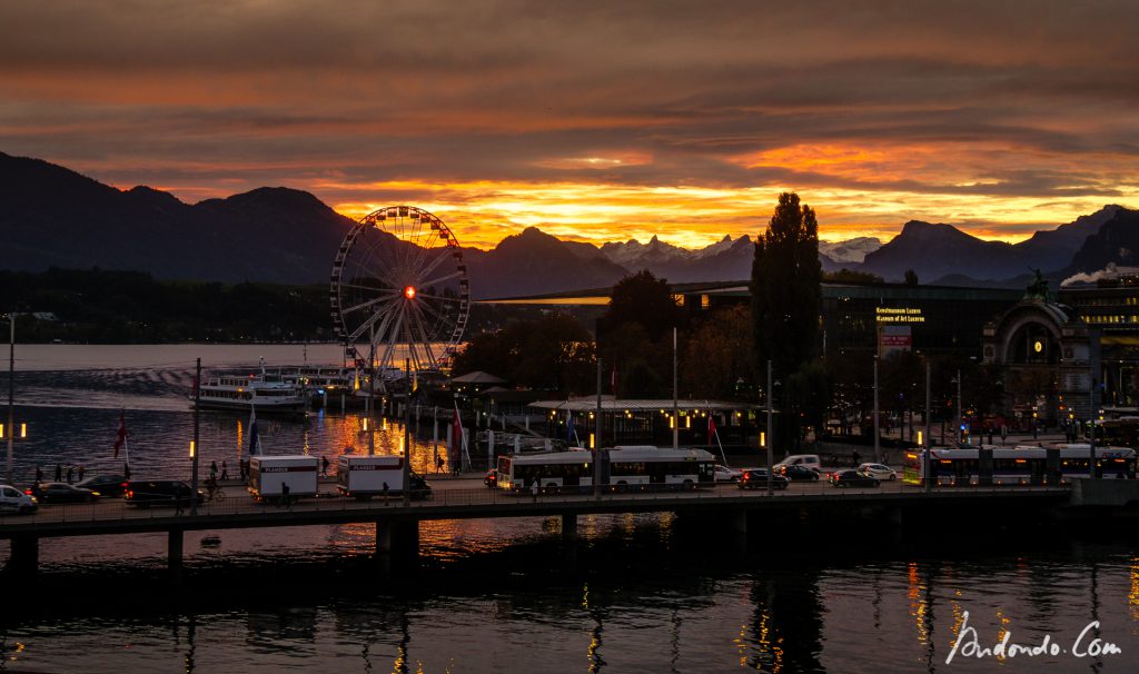 Sonnenaufgang in Luzern