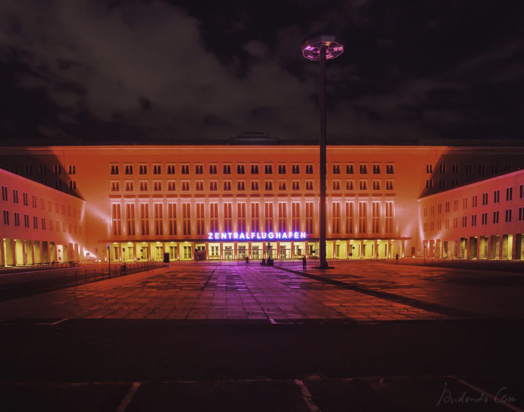 NightOfLight - Flughafen Tempelhof