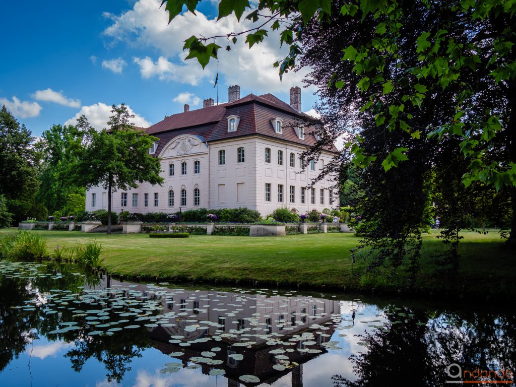 Blick auf Schloss Branitz Rückseite