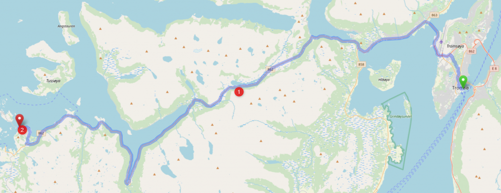 Nordlichter Route - Tromsø