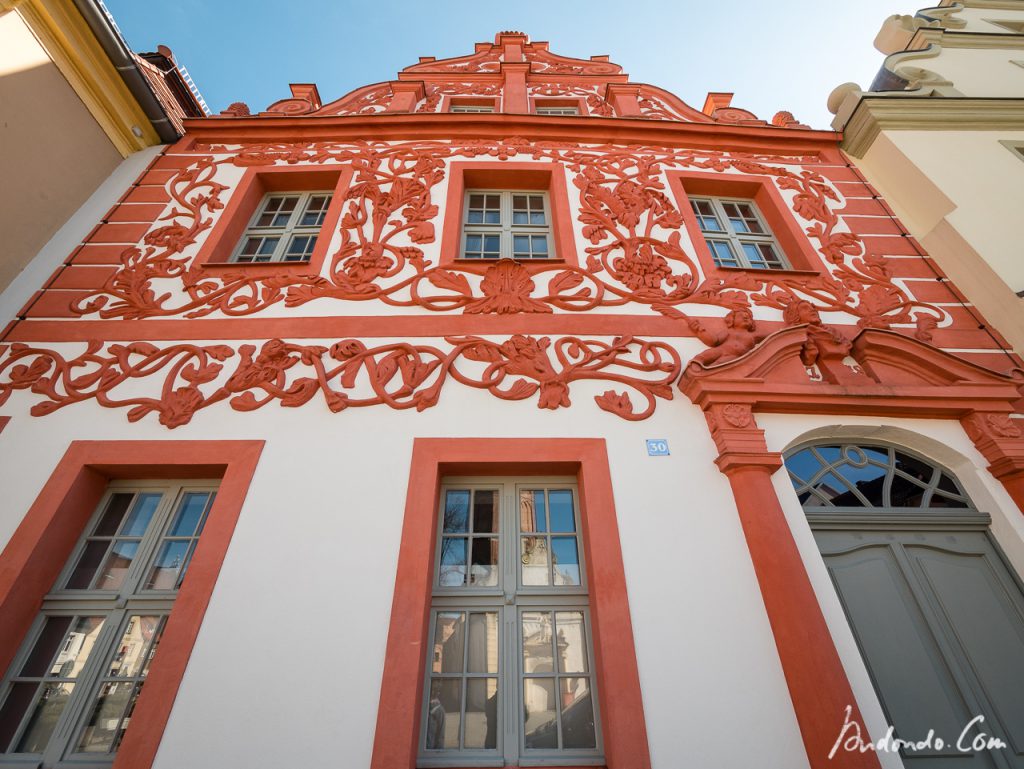 Gebäude am Marktplatz Luckau