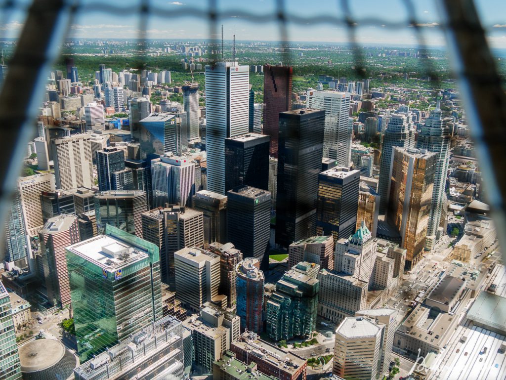 CN Tower - Blick aus dem Sky Pod