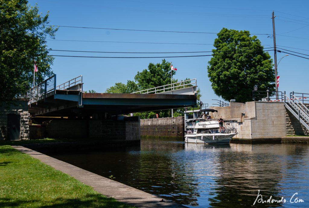 Schwenkbrücke in Merrickville