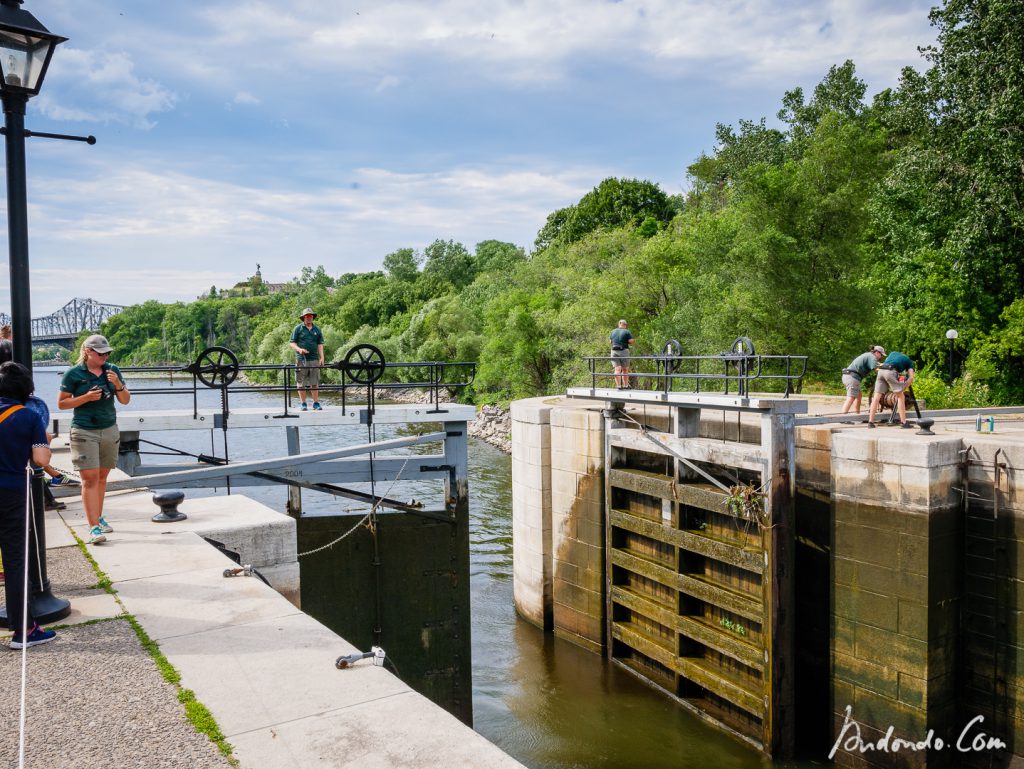 Schleuse am Rideau-Kanal