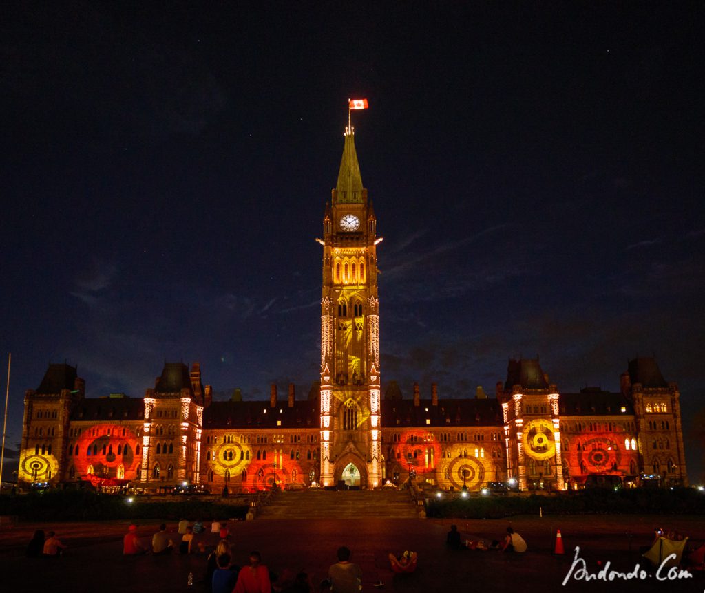 Regierungsgebäude Parliament Hill Illumination 