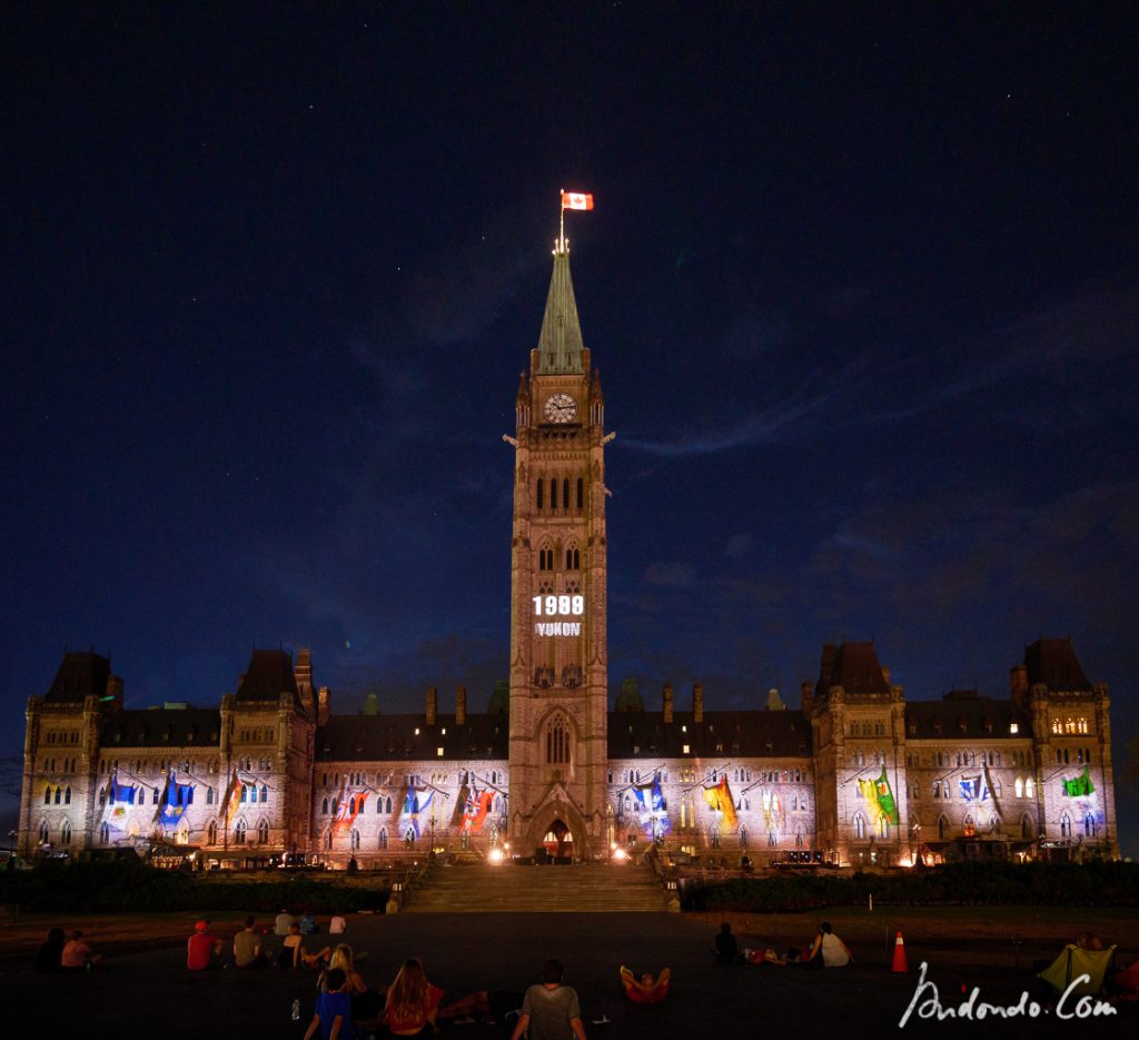 Regierungsgebäude Parliament Hill Illumination 