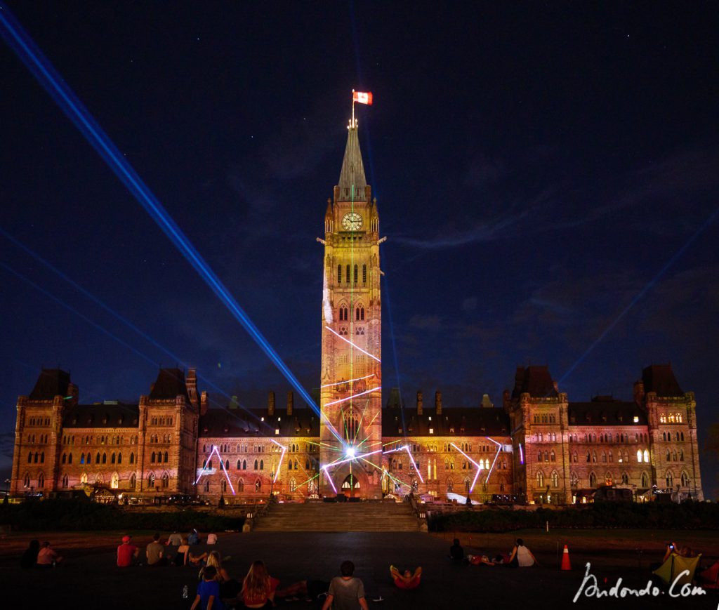 Regierungsgebäude Parliament Hill Illumination 