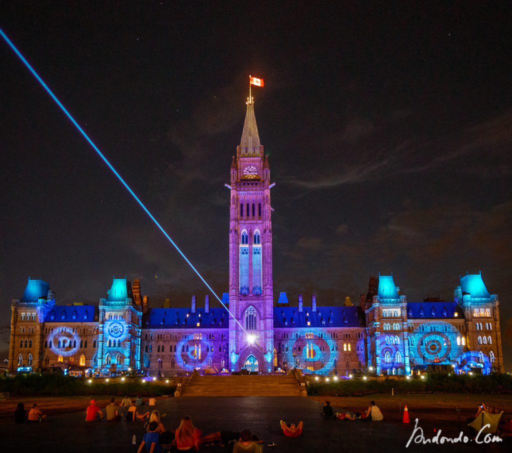 Regierungsgebäude Parliament Hill Illumination 