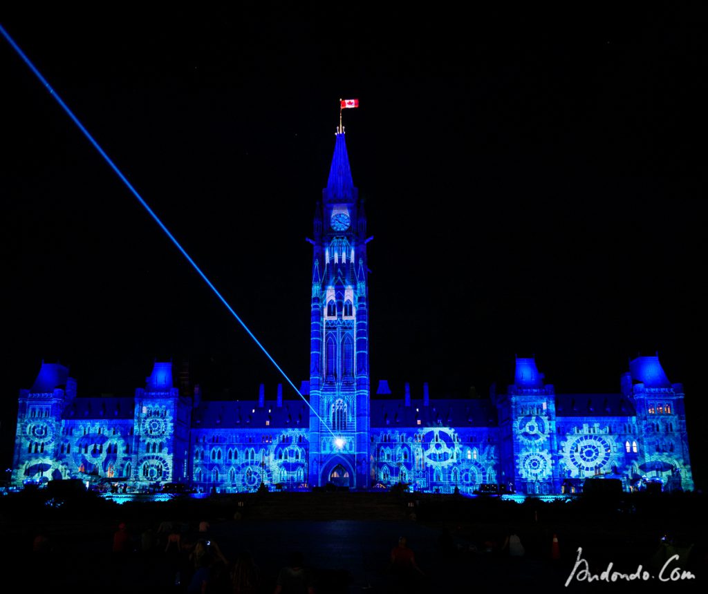 Regierungsgebäude Parliament Hill Illumination 