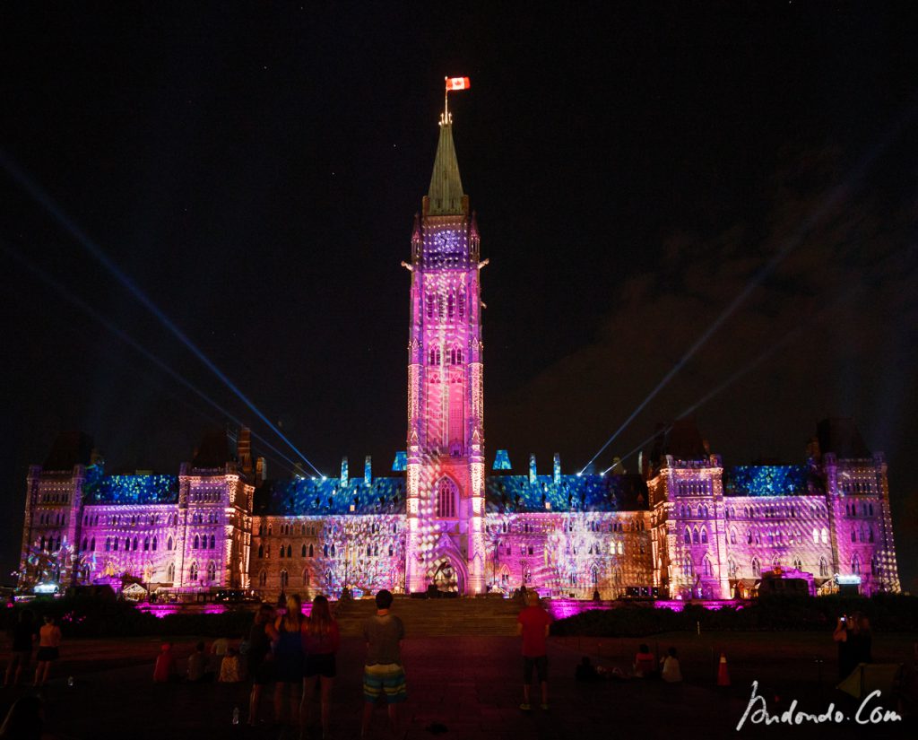 Regierungsgebäude Parliament Hill Illumination 