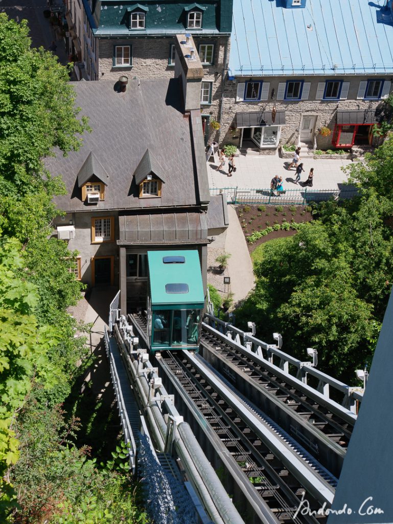 Fahrstuhl zwischen Ober- und Unterstadt