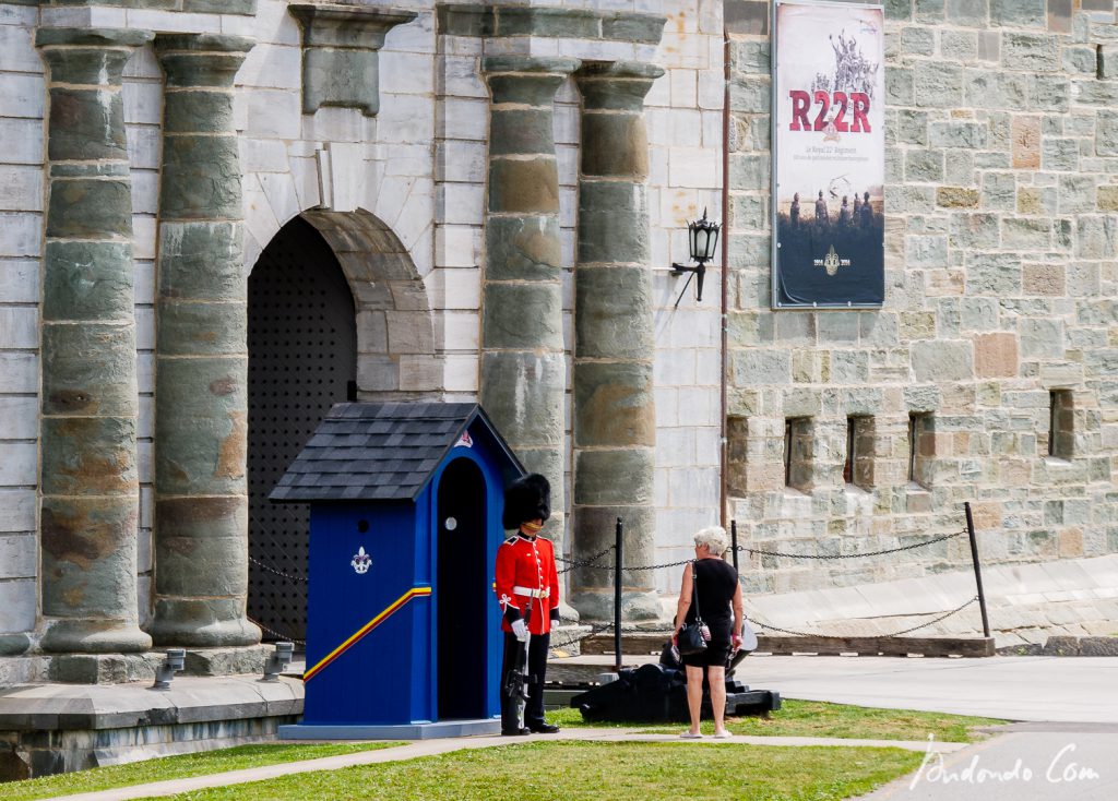 Wache an der Zitadelle von Quebec