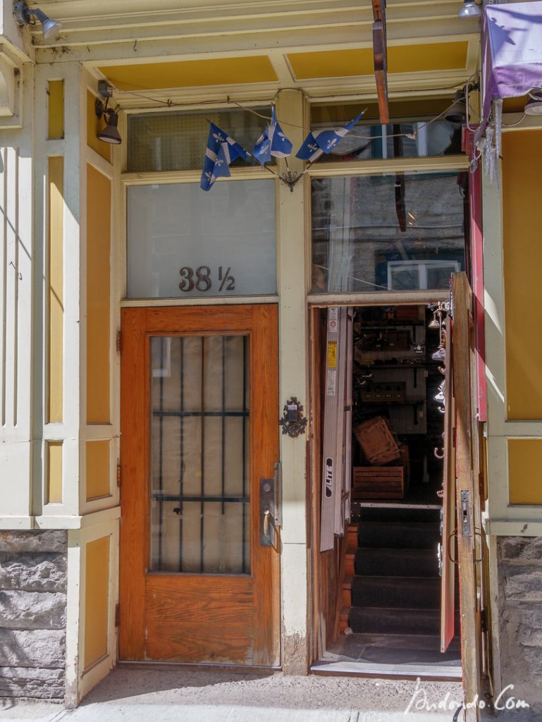 Quebec Altstadt mit halber Nummer