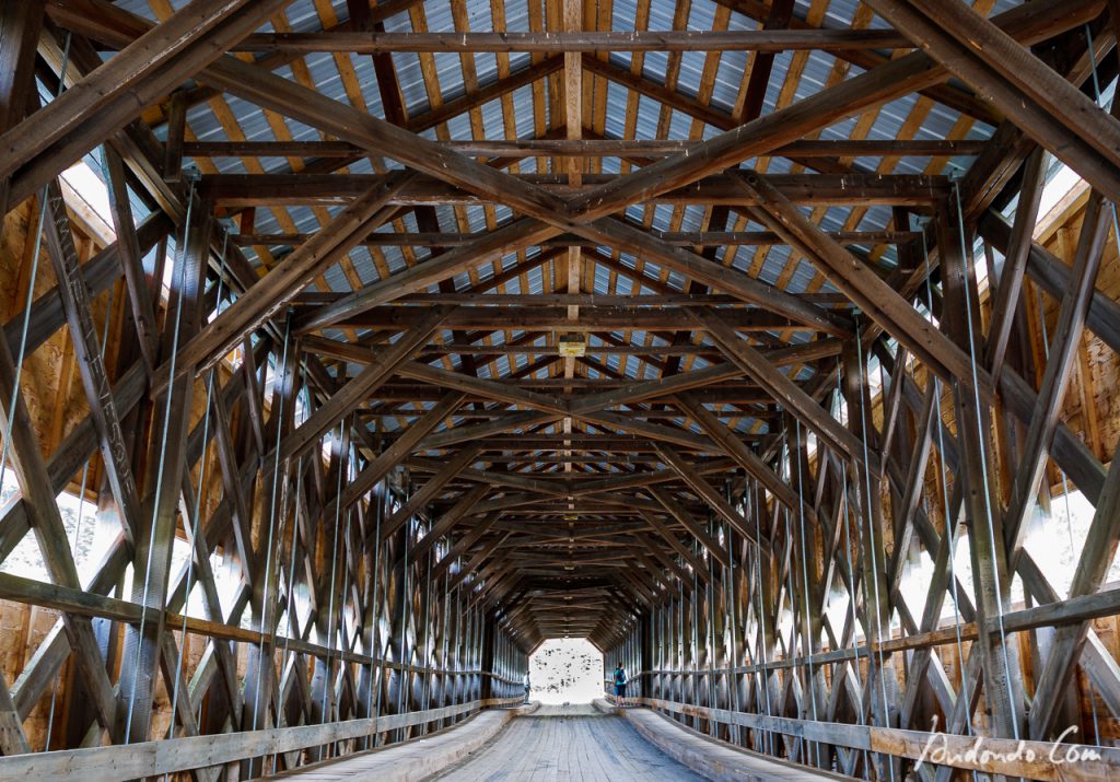 Covered Bridge in Routhierville