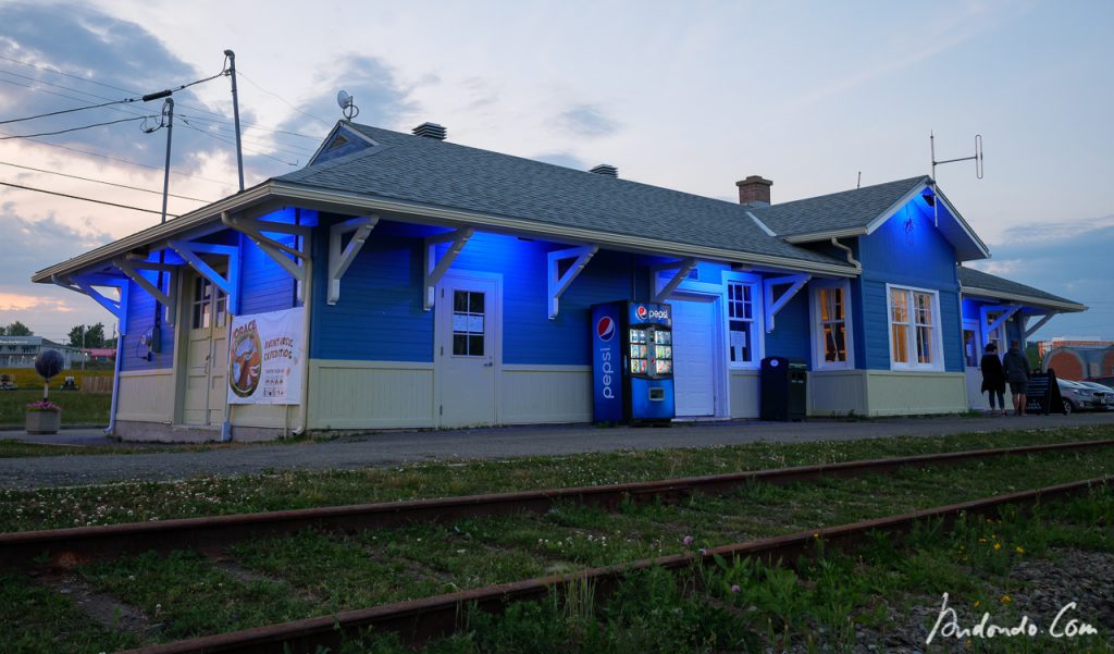 Tourstart am Bahnhof in Chandler