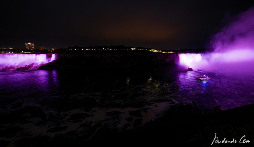 Licherspiele an den Niagara Falls