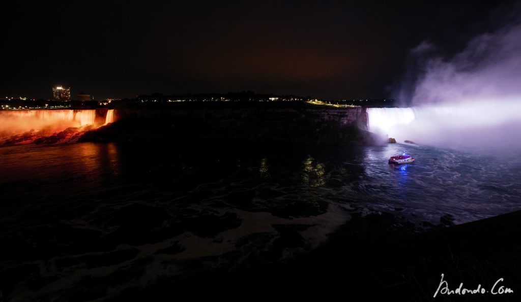 Licherspiele an den Niagara Falls