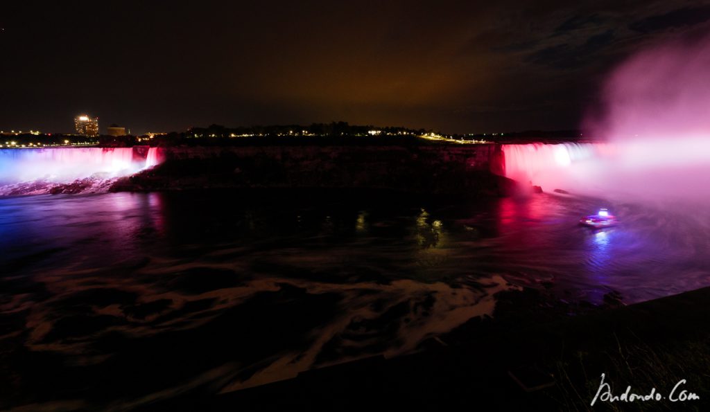 Licherspiele an den Niagara Falls