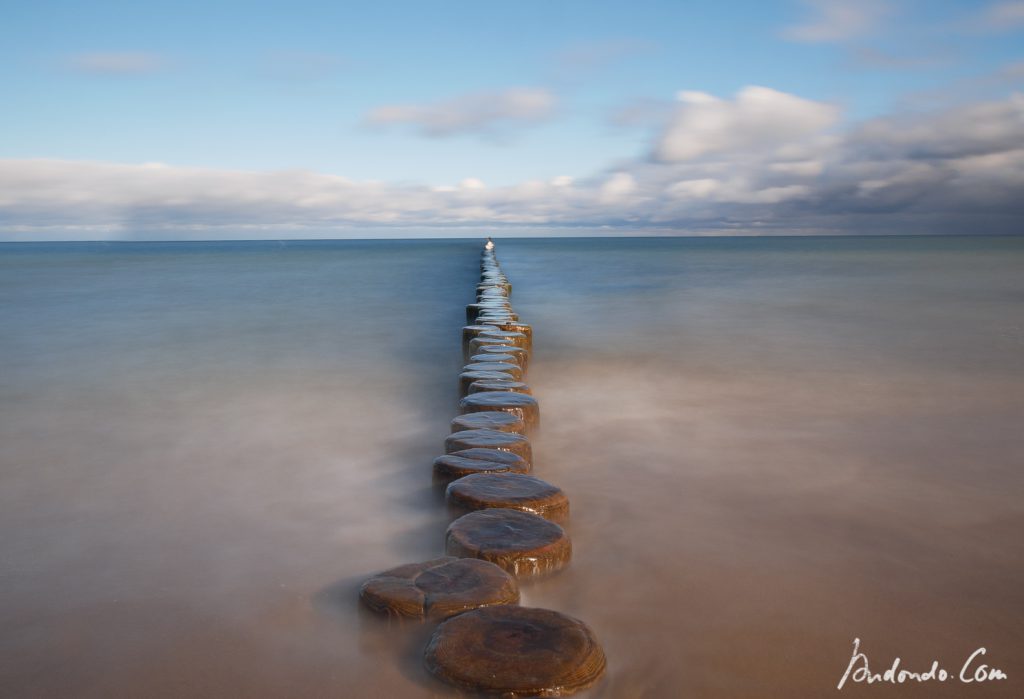 Buhnen am Strand