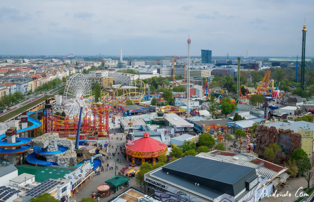 Blick aus dem Riesenrad im Prater