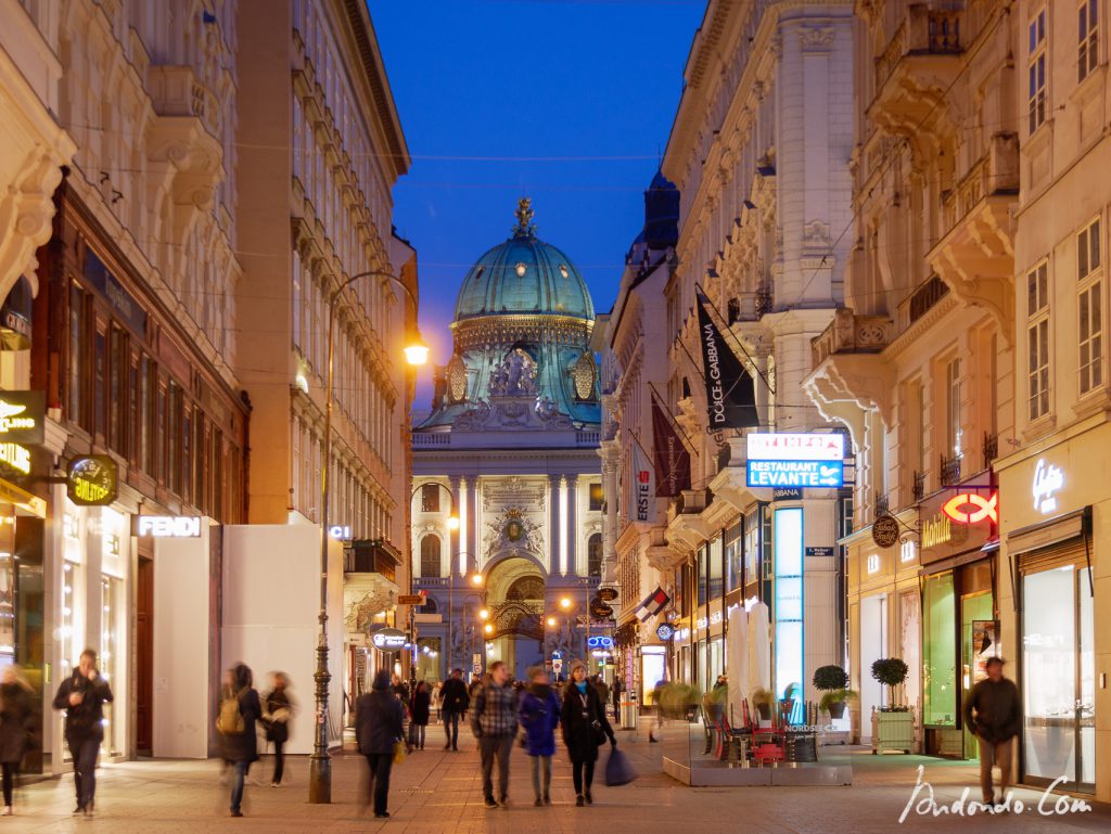 Blick auf die Hofburg