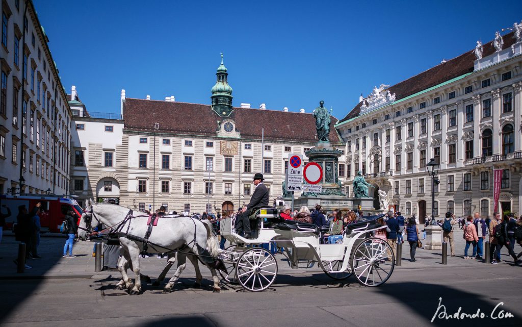 Fiaker in der Hofburg