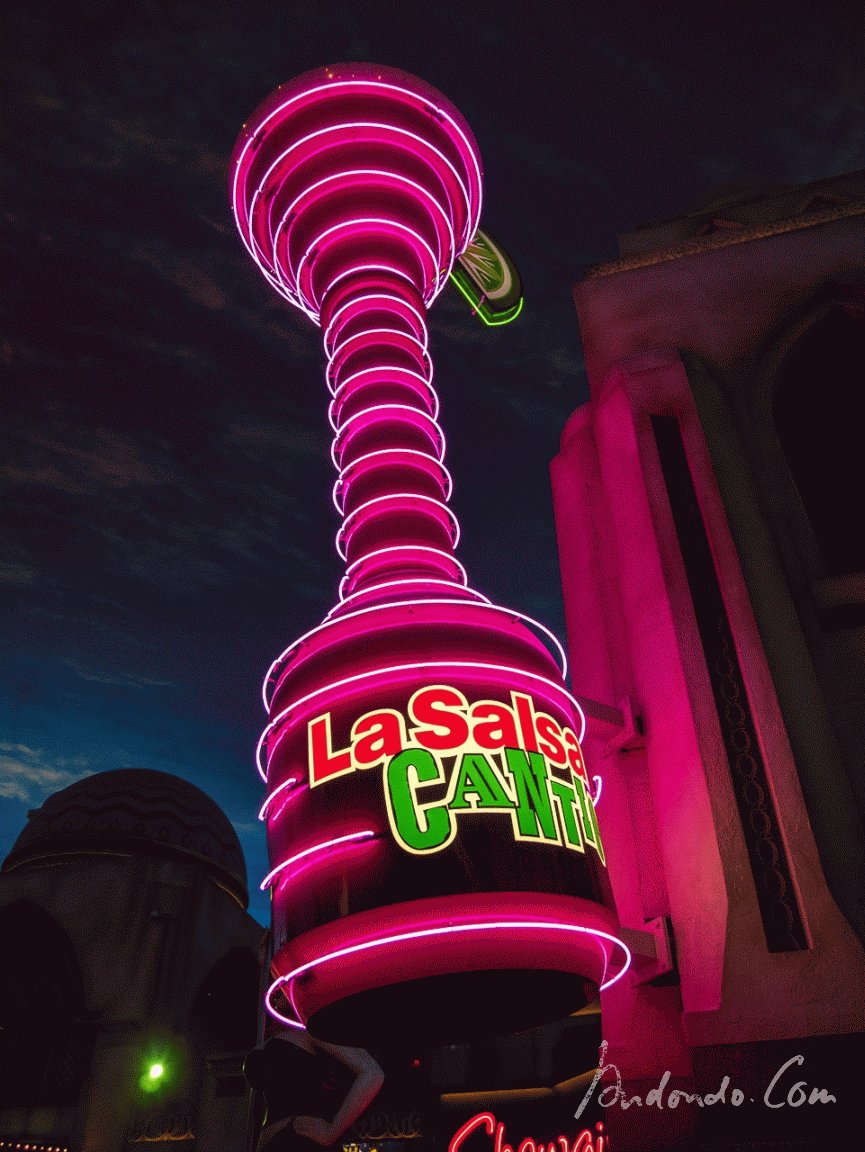 Las Vegas - Reklame in einem Casino