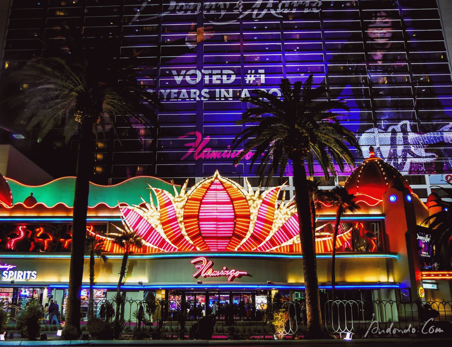 Las Vegas -Flamingo am Strip