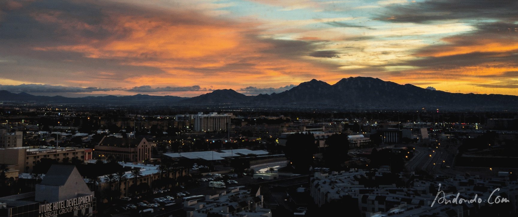 Las Vegas - Blick aus dem Hard Rock Cafe