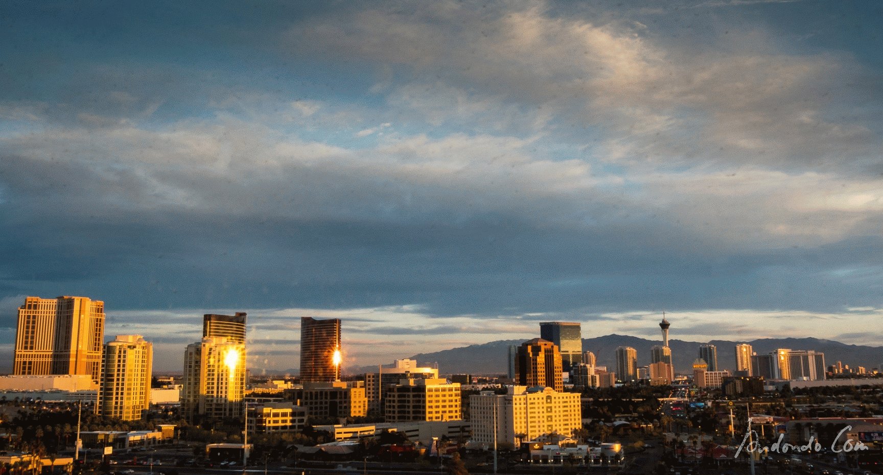 Las Vegas - Blick aus dem Hard Rock Cafe
