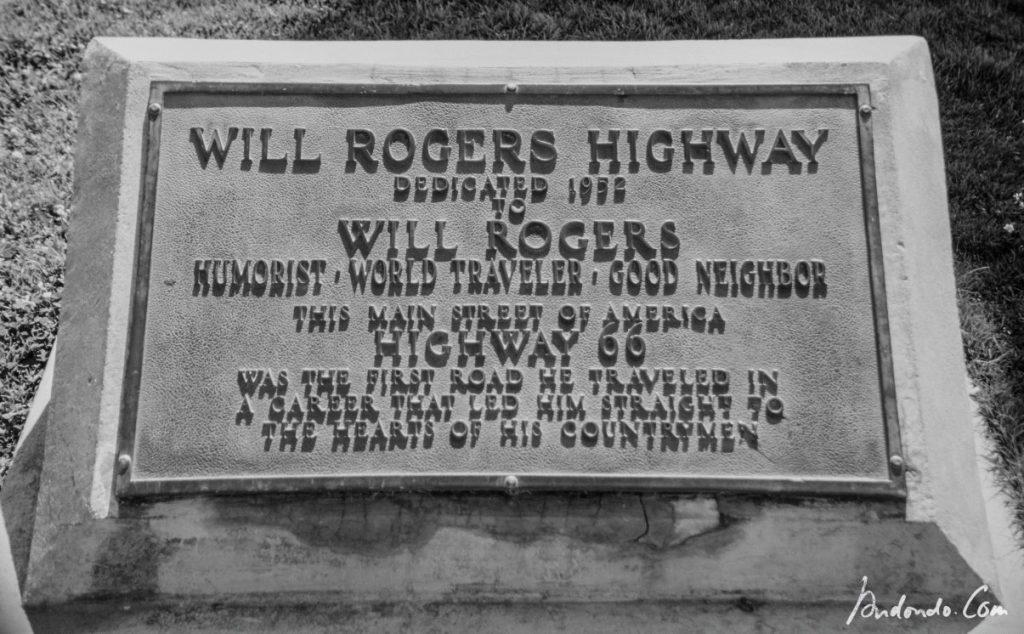 Will Rogers Denkmal - Ende der "Route 66"