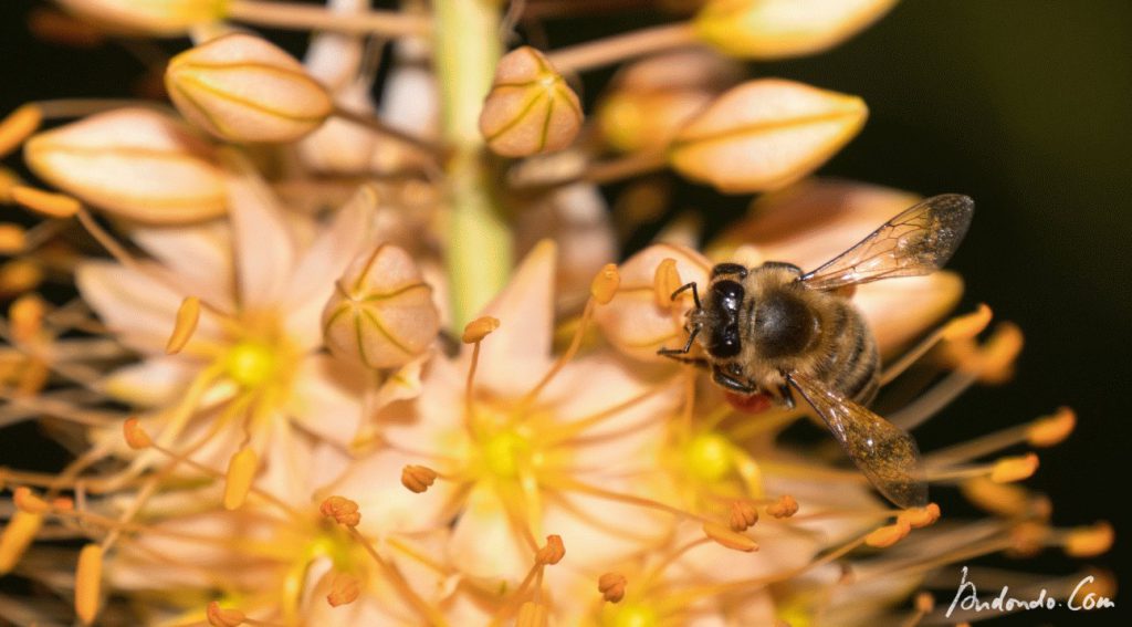 Biene auf Eremurus