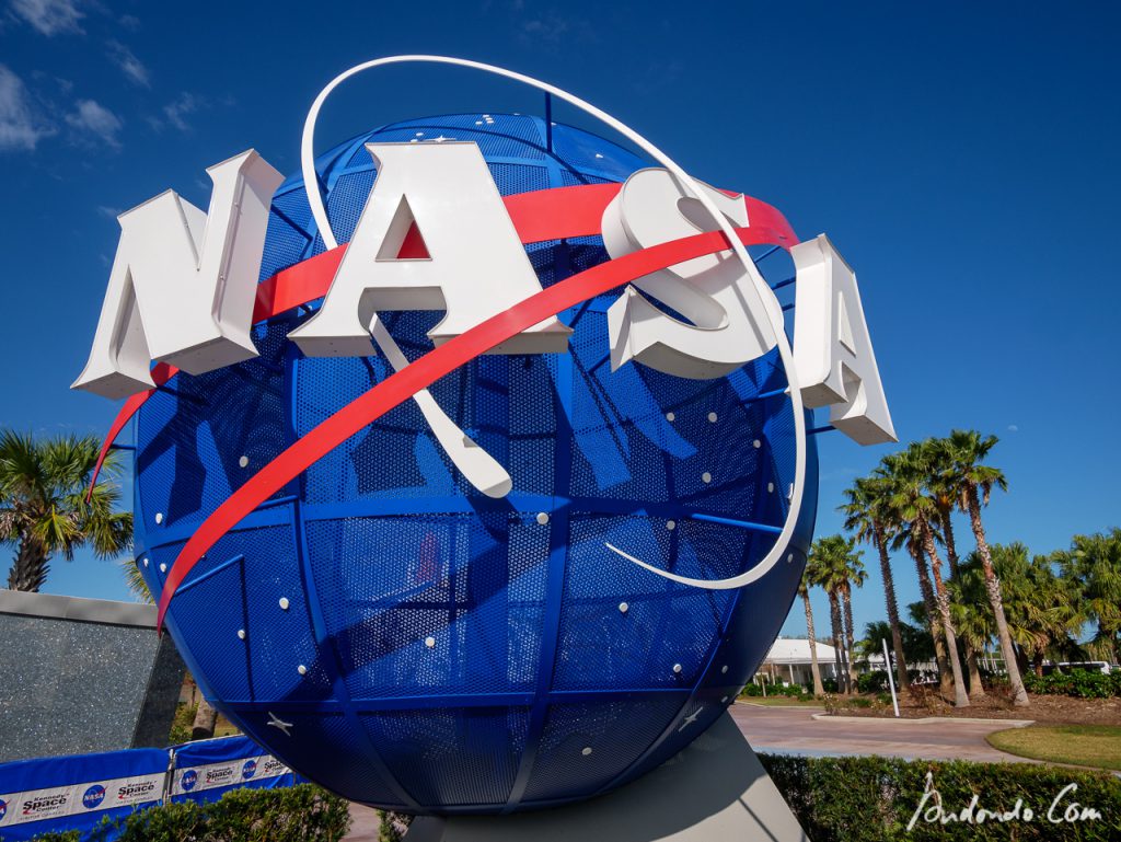 NASA Emblem am Eingang