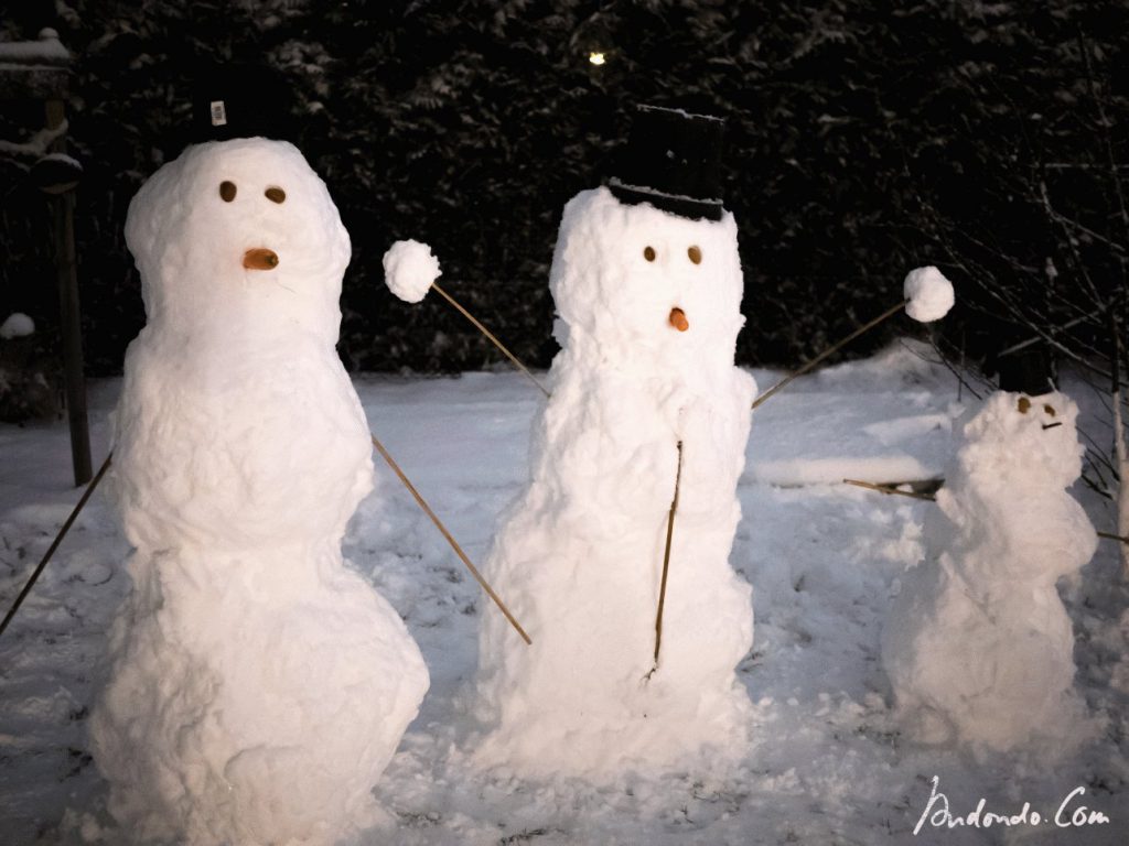 Schneefamilie