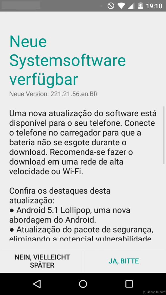 Moto G Update 5.1