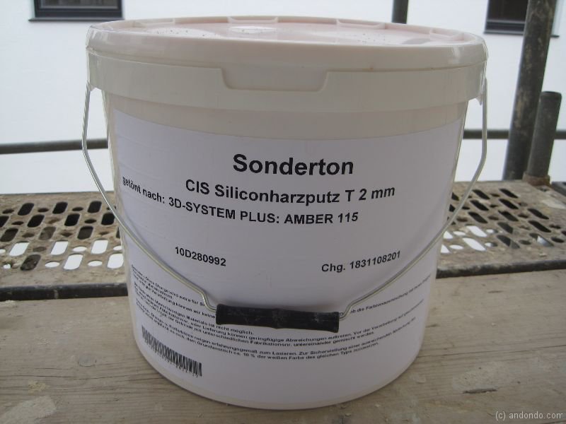 Hausputz Farbe Amber 115