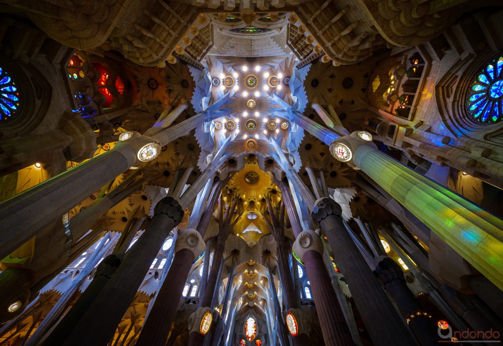 Kirchendecke La Sagrada Familia