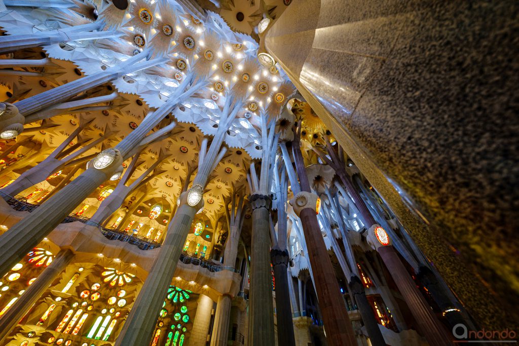 Kirchendecke La Sagrada Familia