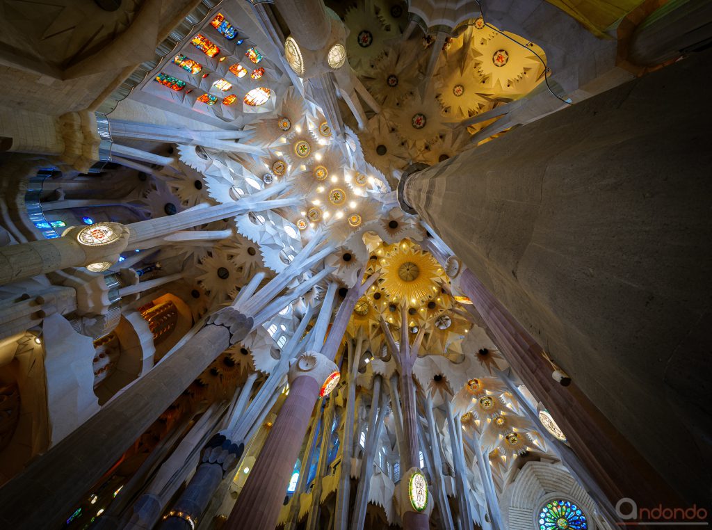 Kirchendecke La Sagrada Familia