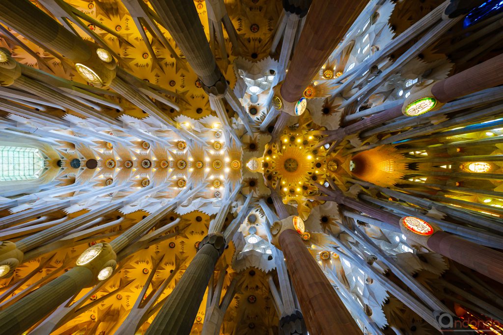 Kirchendecke La Sagrada Familia