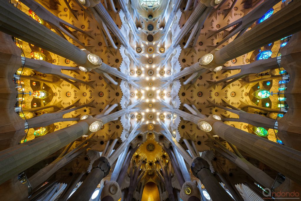 Kirchendecke La Sagrada Familia